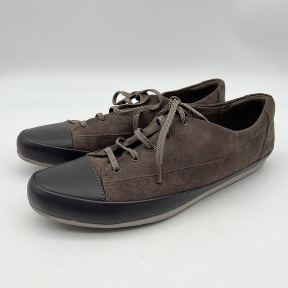 Clarks Lorry Grace Lace Up Brown Suede/Leather. Size 9.5 - Picture 2 of 8